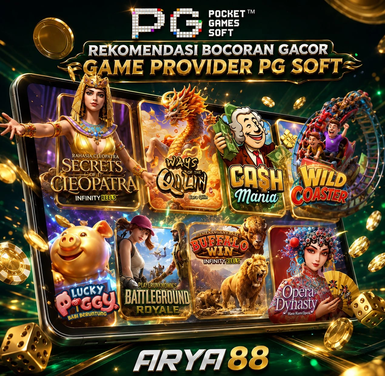 ARYA88 | Link Login Permainan Slot PG SOFT Paling Viral Mudah Win 2026